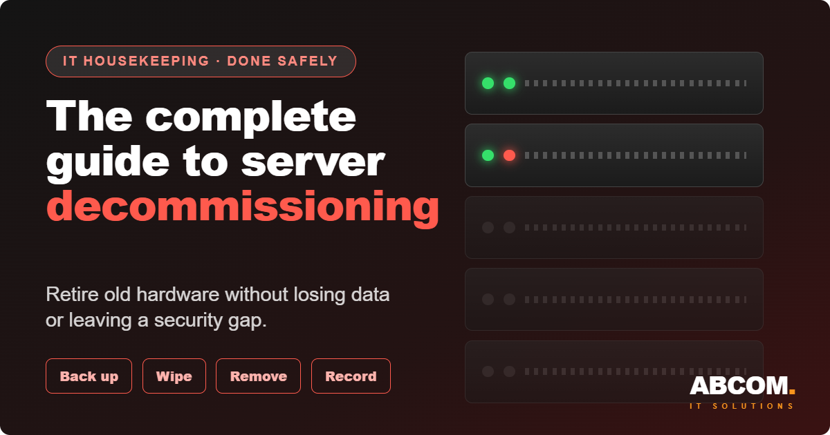 The complete guide to server decommissioning